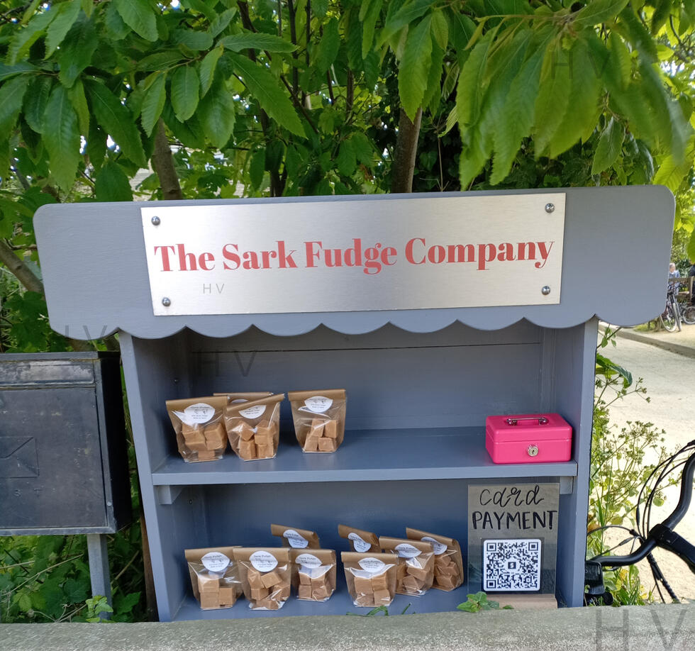 sark fudge company honesty stall